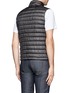 Back View - Click To Enlarge - STONE ISLAND - Packable puffer gilet