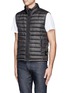 Front View - Click To Enlarge - STONE ISLAND - Packable puffer gilet