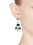 Figure View - Click To Enlarge - KENNETH JAY LANE - Crystal and stone drop earrings