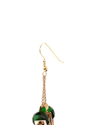 Detail View - Click To Enlarge - SCHO - Triangle glass bead drop earrings