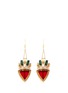 Main View - Click To Enlarge - SCHO - Triangle glass bead drop earrings