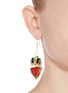 Figure View - Click To Enlarge - SCHO - Triangle glass bead drop earrings