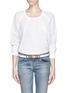 Figure View - Click To Enlarge - MAISON BOINET - Skinny leather latch buckle belt