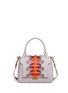 Main View - Click To Enlarge - ANYA HINDMARCH - 'Bathurst Flip' small geometric strap leather satchel