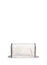 Detail View - Click To Enlarge - STELLA MCCARTNEY - 'Falabella' holographic chain crossbody bag