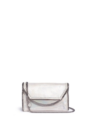 Main View - Click To Enlarge - STELLA MCCARTNEY - 'Falabella' holographic chain crossbody bag