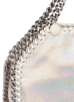 Detail View - Click To Enlarge - STELLA MCCARTNEY - 'Falabella' mini holographic two-way chain tote