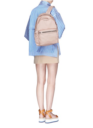 Figure View - Click To Enlarge - STELLA MCCARTNEY - 'Falabella GO' nylon backpack