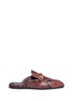 Main View - Click To Enlarge - STELLA MCCARTNEY - 'Tanka' alter python slide loafers