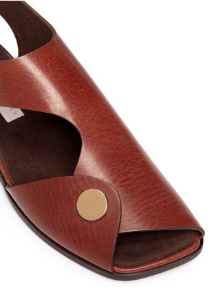 Detail View - Click To Enlarge - STELLA MCCARTNEY - 'Collection' cowper faux leather flat sandals
