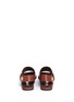Back View - Click To Enlarge - STELLA MCCARTNEY - 'Collection' cowper faux leather flat sandals