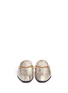 Front View - Click To Enlarge - STELLA MCCARTNEY - 'Tanka' alter crocodile slide loafers