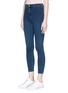 Front View - Click To Enlarge - TOPSHOP - 'MOTO' high waist cropped skinny Joni denim pants