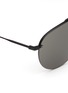 Detail View - Click To Enlarge - SAINT LAURENT - 'Classic 11/F' unisex wire aviator sunglasses