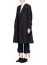Detail View - Click To Enlarge - CALVIN KLEIN 205W39NYC - 'Levit' convertible cotton gabardine trench coat