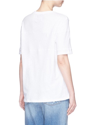 Back View - Click To Enlarge - ZOE KARSSEN - 'Vacay' print cotton-linen T-shirt