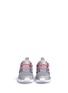Figure View - Click To Enlarge - REEBOK - 'Furylite Graphic' colourblock mesh kids slip-on sneakers