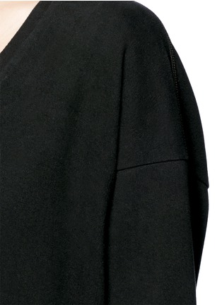 Detail View - Click To Enlarge - JAMES PERSE - Double faced fleece jersey dress