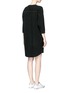Back View - Click To Enlarge - JAMES PERSE - Double faced fleece jersey dress