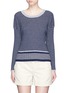 Main View - Click To Enlarge - JAMES PERSE - Stripe rib knit sweater