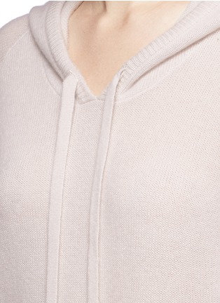 Detail View - Click To Enlarge - JAMES PERSE - Cashmere knit hoodie