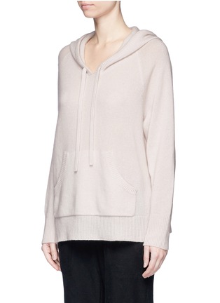 Front View - Click To Enlarge - JAMES PERSE - Cashmere knit hoodie