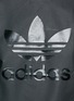 Detail View - Click To Enlarge - ADIDAS - Trefoil logo print coated French terry sweatshirt