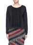 Main View - Click To Enlarge - TOPSHOP - Tribal embroidered washed sweatshirt