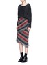 Figure View - Click To Enlarge - TOPSHOP - Tribal embroidered washed sweatshirt