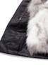 Detail View - Click To Enlarge - YVES SALOMON ARMY - Reversible fox fur gabardine parka