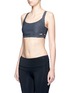 Front View - Click To Enlarge - PARTICLE FEVER - Performance jersey racerback sports bra