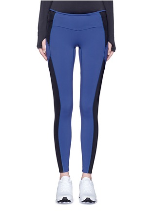 Main View - Click To Enlarge - PARTICLE FEVER - Colourblock performance jersey tights