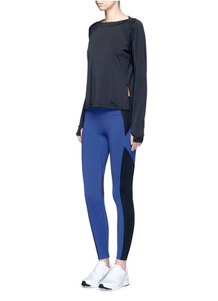 Figure View - Click To Enlarge - PARTICLE FEVER - Colourblock performance jersey tights