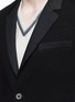 Detail View - Click To Enlarge - LANVIN - Mixed jersey soft blazer