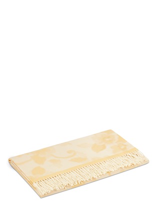Main View - Click To Enlarge - FRETTE - Chiné wool-silk jacquard throw