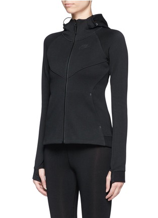 Front View - Click To Enlarge - NIKE - 'Sportswear Tech Fleece' zip hoodie