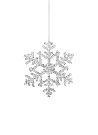 Main View - Click To Enlarge - SHISHI - Glitter snowflake Christmas ornament