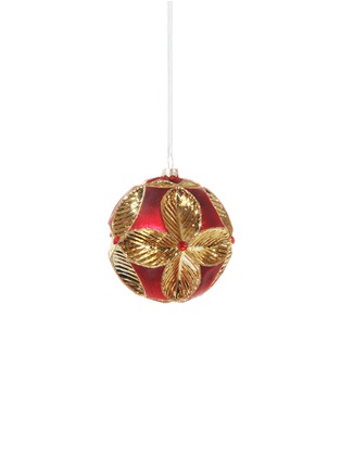 Main View - Click To Enlarge - SHISHI - Metallic leaf Christmas ornament