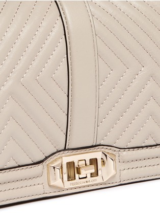 Detail View - Click To Enlarge - REBECCA MINKOFF - 'Geo' quilted leather Love crossbody bag