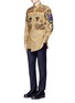 Figure View - Click To Enlarge - DRIES VAN NOTEN - 'Cameron' military badge shirt