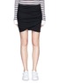 Main View - Click To Enlarge - JAMES PERSE - Shirred cotton jersey wrap mini skirt