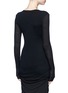 Back View - Click To Enlarge - JAMES PERSE - Double layered rib knit sweater