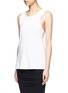 Front View - Click To Enlarge - JAMES PERSE - Wrap back cotton tank top