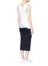 Figure View - Click To Enlarge - JAMES PERSE - Wrap back cotton tank top