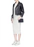 Figure View - Click To Enlarge - JAMES PERSE - Ruche side jersey dress