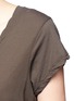 Detail View - Click To Enlarge - JAMES PERSE - V-neck cotton slub jersey T-shirt