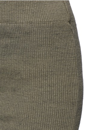 Detail View - Click To Enlarge - JAMES PERSE - Dense cotton rib knit pencil skirt