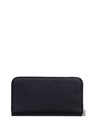 Figure View - Click To Enlarge - BALENCIAGA - Perforated logo leather continental wallet