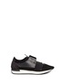 Main View - Click To Enlarge - BALENCIAGA - 'Race Runners' leather neoprene sneakers