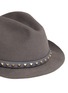Detail View - Click To Enlarge - VALENTINO GARAVANI - 'Rockstud' angora fur felt trilby hat